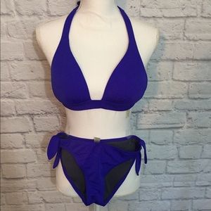 Purple push up bikini
